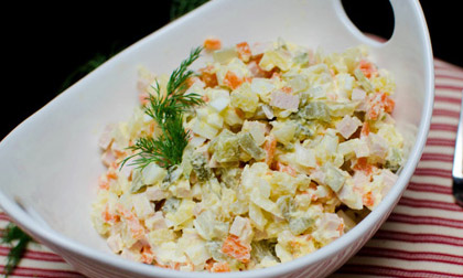 Cách làm salad Nga cực dễ! 