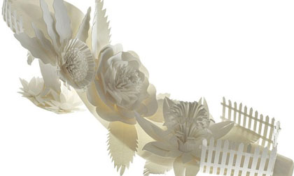 Bộ sưu tập giày độc đáo làm từ bìa các tông, giấy viết