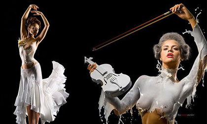 Nghệ thuật khoe thân đỉnh cao với sữa