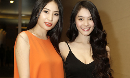 Linh Chi "cây đen" nổi bật bên cạnh đàn chị Minh Thư