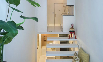 Ngưỡng mộ nhà chật 21m2 đầy tinh tế