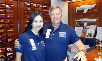 Ngô Thanh Vân đẹp rạng ngời bên du thuyền đua triệu đô