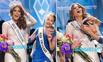 Độc: Khoảnh khắc "vỡ oà" khi đăng quang của Tân hoa hậu Hoàn vũ 2013