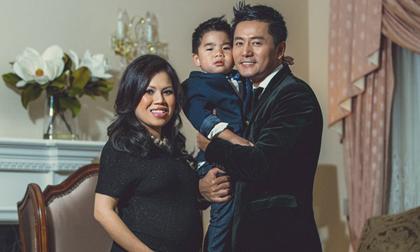 "Jang Dong Gun" Việt khoe vợ mang bầu 8 tháng