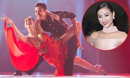 Maya đầy "ma lực" nhảy Rumba trong sắc đỏ