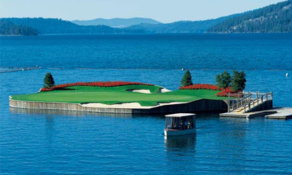 Ấn tượng sân golf trôi vô định ở Mỹ