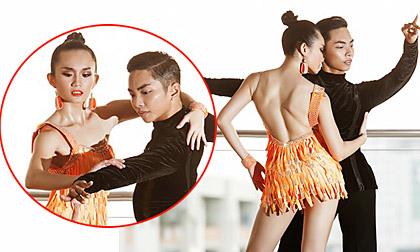 “Hotgirl Dancesport” Mỹ An đẹp nóng bỏng bên bạn nhảy