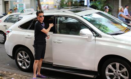 Đàm Vĩnh Hưng ăn diện sành điệu đi tập nhạc