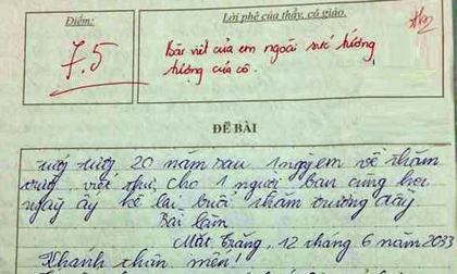 Những lời phê "bá đạo" nhất của giáo viên 