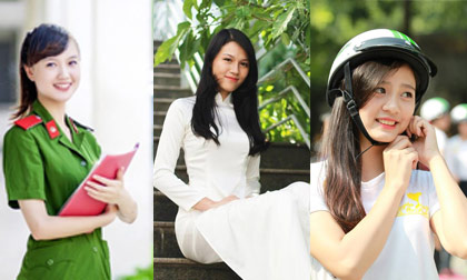 Ngây ngất với vẻ đẹp của 3 hoa khôi xinh nhất Hà Thành