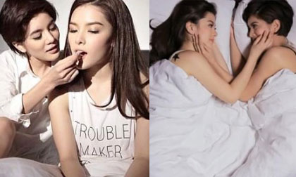 Fans "phát sốt" với cảnh nóng đồng giới của 2 hot girl Thái Lan