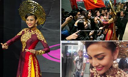 HOT: Trương Thị May toả sáng đêm thi quốc phục, rất nhiều kiều bào Nga cổ vũ