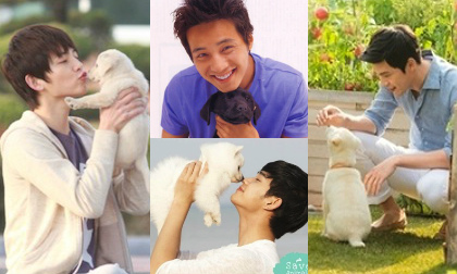 Những chàng trai hot nhất Hàn quốc bên thú cưng