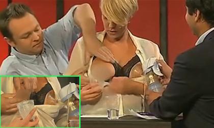 Nam MC giúp sao nữ vắt sữa trên truyền hình