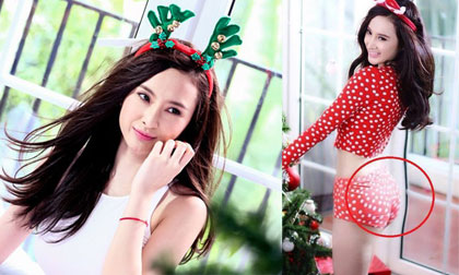 Angela Phương Trinh bị "soi" vì "qua tay" photoshop khiến méo cả cửa