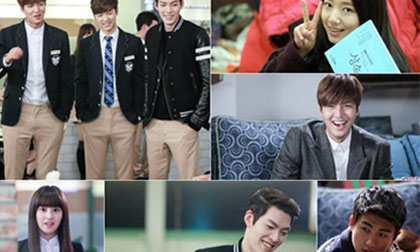 "Bật mí" một số cảnh hậu trường cuối cùng trong "The Heirs"