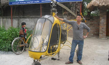 Ngắm “siêu phẩm” máy bay của thợ cơ khí 