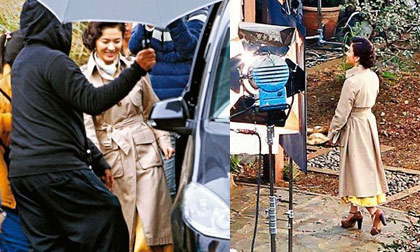 Song Hye Kyo quay phim liên tục 18 giờ, bất chấp thời tiết giá lạnh