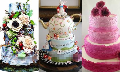 Ngắm những chiếc bánh cưới đẹp ấn tượng