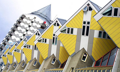 Lạ mắt với những ngôi nhà có kiến trúc vặn xoắn 