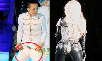 Sao xấu hổ vì sự cố nhạy cảm trên sân khấu 