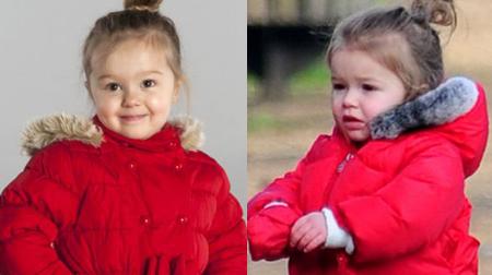 Cô bé kiếm bộn tiền nhờ giống Harper như tạc