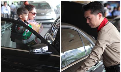 Bắt gặp bạn trai cũ đưa đón Thanh Thảo và con nuôi ở sân bay