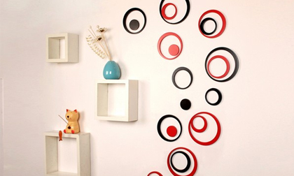 Những chiếc vòng "ma thuật" khiến tường nhà đẹp hơn