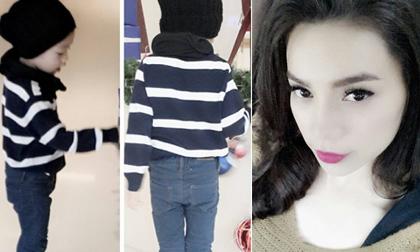Hà Hồ tự hào khoe ảnh con trai ăn vận cực style