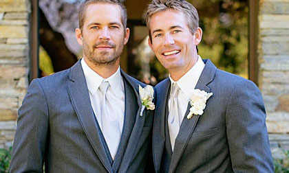 Paul Walker làm phù rể trong đám cưới em trai vài tuần trước khi chết