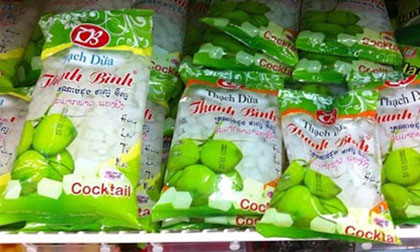 Xác minh vụ thạch dừa dai như ni lông