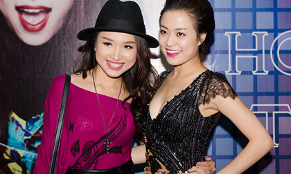 Vân Hugo đến chúc mừng Hoàng Thùy Linh ra mắt album mới