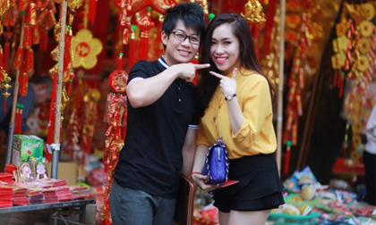 Huyền Trần tình tứ du Xuân cùng Trọng Khương 