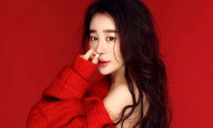"Bản sao" Phạm Băng Băng quyến rũ với sắc đỏ