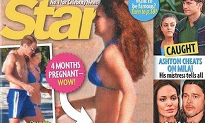 Công nương Kate lộ ảnh mặc bikini khoe bụng bầu