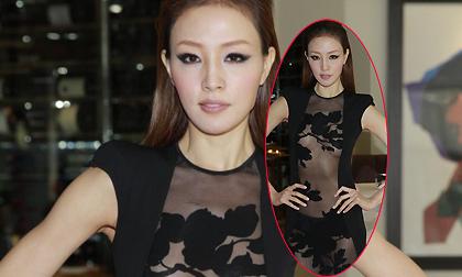 "Nóng mắt" với váy xuyên thấu của sao nữ bị bắt vì ma túy 