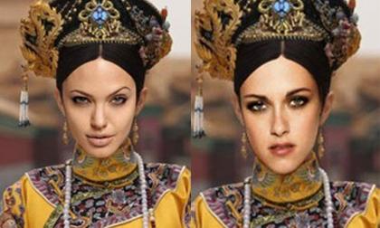 Mỹ nhân Hollywood lạ lẫm với tạo hình Hoàng hậu đời Thanh