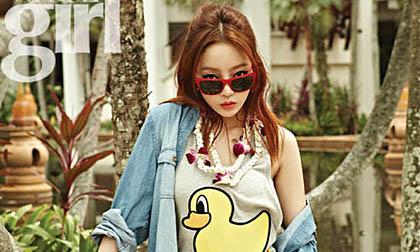 Đón hè rực rỡ cùng cô nàng color block Go Hara (Kara)