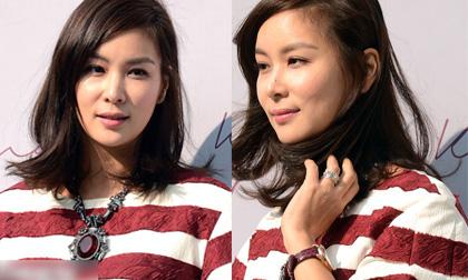 Vợ Jang Dong Gun khoe làn da đẹp hoàn hảo, bất chấp tuổi trung niên