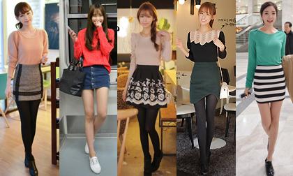 Giúp bạn gái "kéo dài" đôi chân với chân váy dáng ngắn