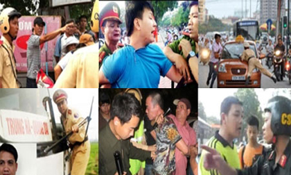 Kinh ho&#224;ng c&#244;n đồ h&#224;nh hung d&#227; man ... cảnh s&#225;t