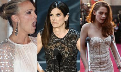Sao và những khoảnh khắc "khó đỡ" tại Oscar 2013