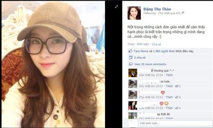 Ngắm ảnh mới cực baby và lạ của HH Thu Thảo 