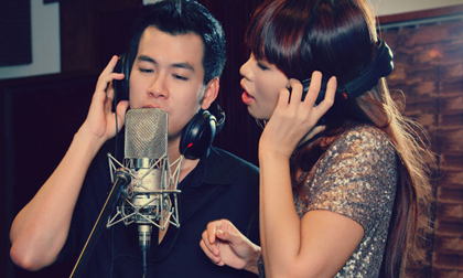 Hồ Trung Dũng "đắm say" bên Hà Anh trong bản thu âm mới