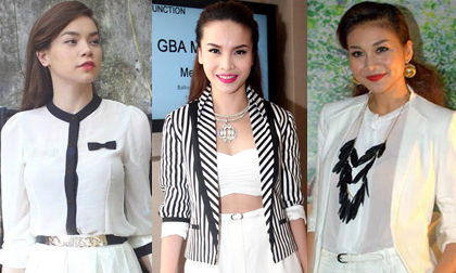 7 ngày 7 cây trắng sành điệu cùng sao Việt