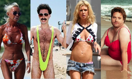 Phát ngượng với hình ảnh quá lố của sao trên biển