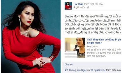 Thân Thúy Hà "nóng mặt" lên tiếng "bênh vực" Thái Thùy Linh