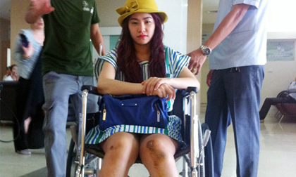 Lương Bích Hữu gặp tai nạn