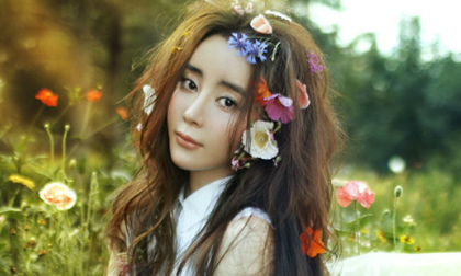 Ngắm Tôn Nhã xinh tươi như thiên thần mùa xuân