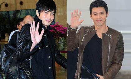 Phong cách thời trang sân bay hai thế hệ mỹ nam xứ Kim Chi